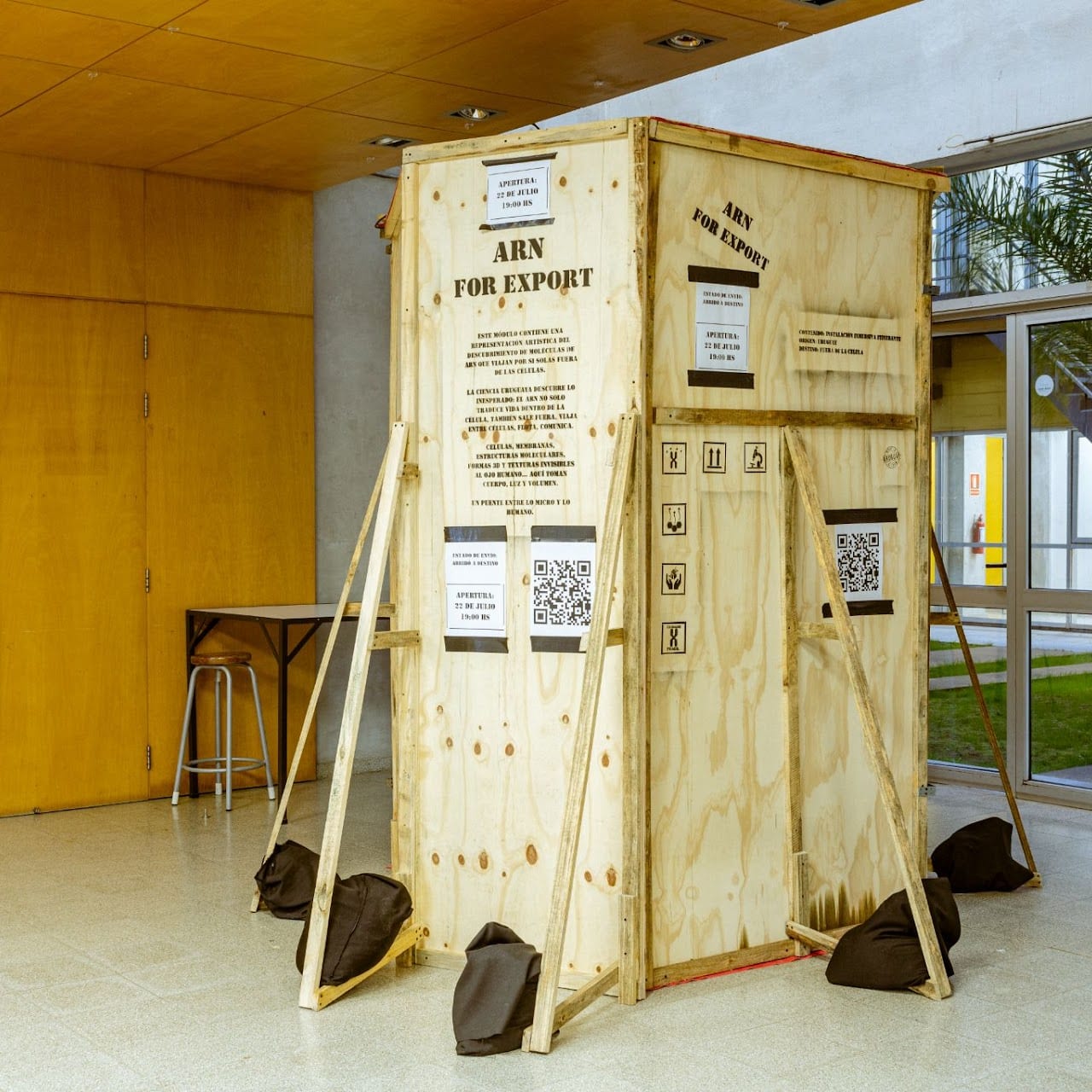 The artistic installation